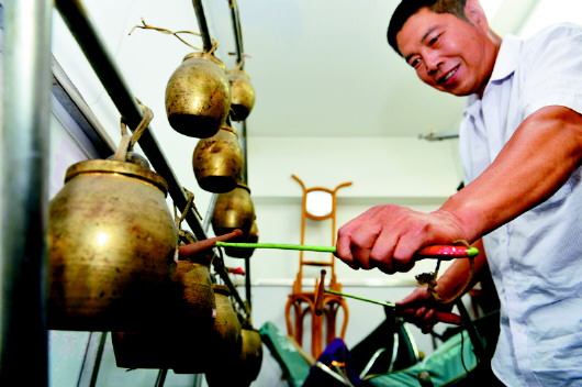 周村铜响乐器-特产网