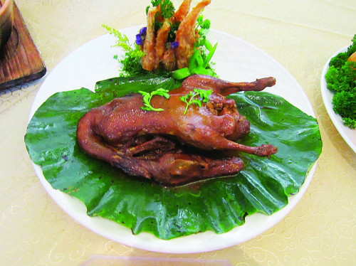 微山荷叶妙龄鸭-特产网